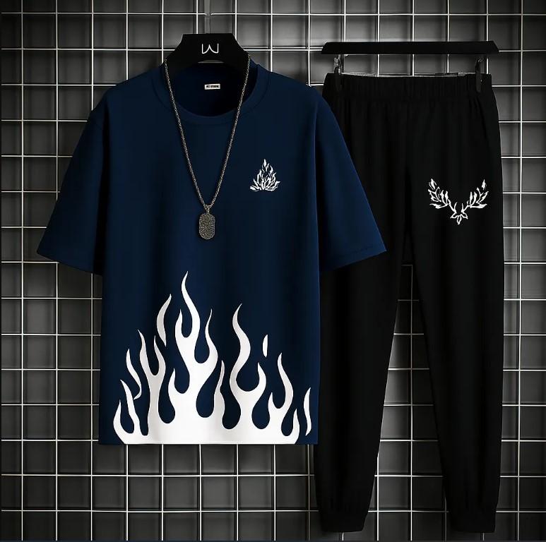 2pc Mens Micro Plain Track Suit