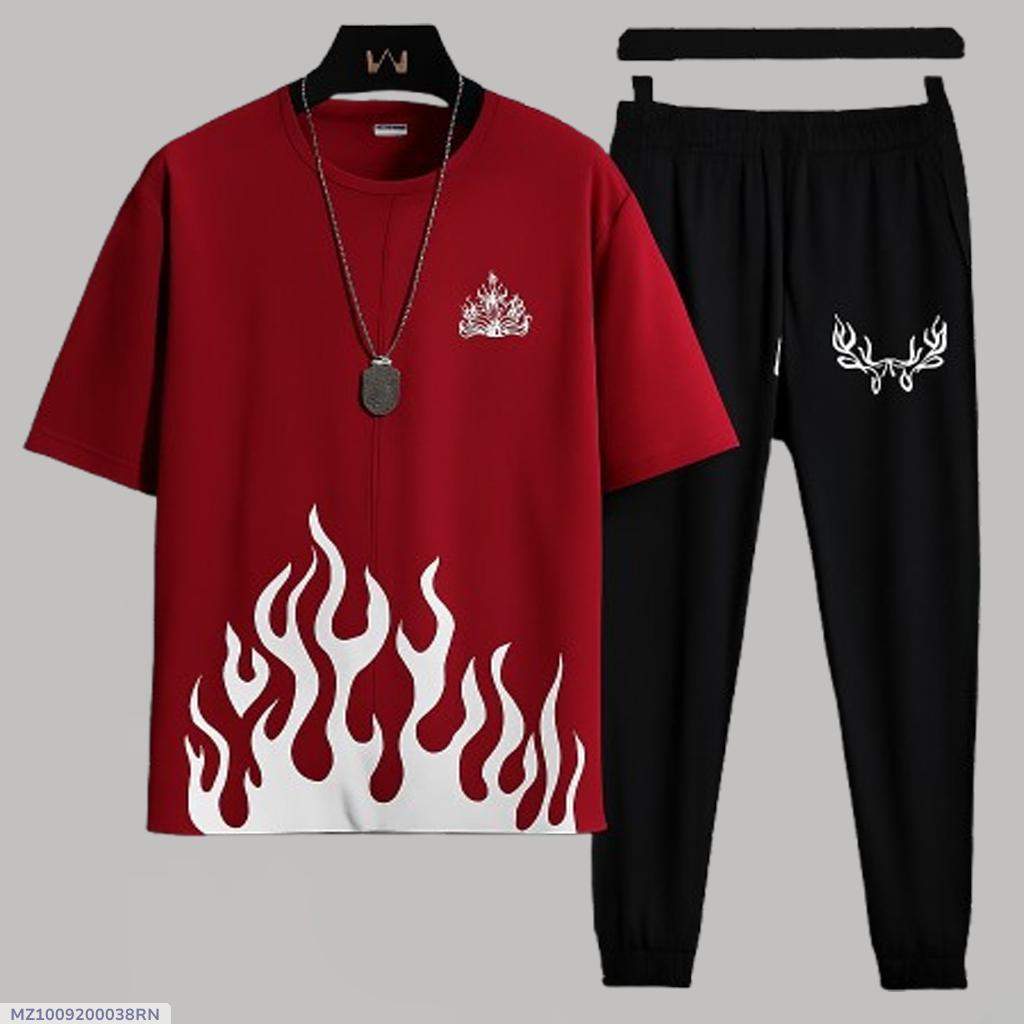 2pc Mens Micro Plain Track Suit