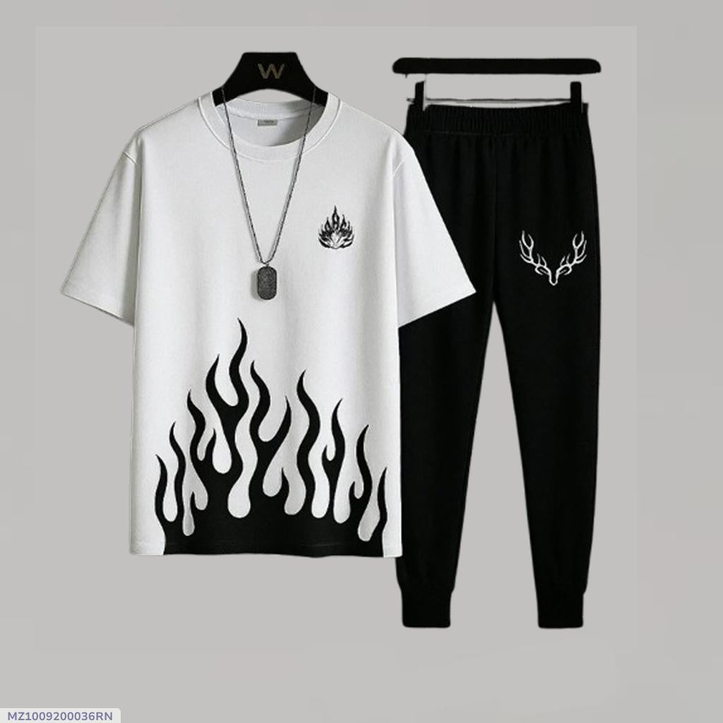 2pc Mens Micro Plain Track Suit