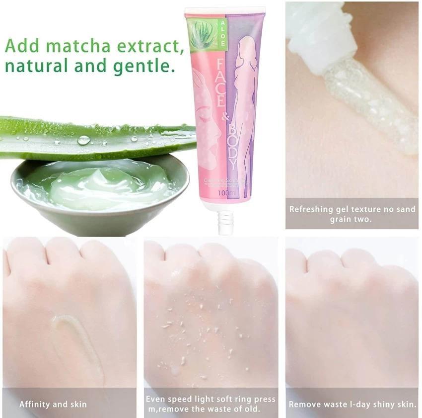 Skin Brightening And Cleansing Scrub Gel