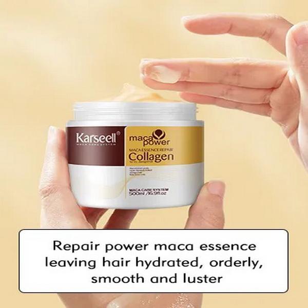 Karseell Hair Mask Collagen Treatment hair Cream-Argan oil & Maca Essence 500ML