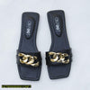 Womans Rexine Casual Flat Black