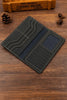 Rustic Dark Brown Lader Card/Passport Holder