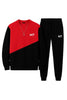 2pc Mens Fleece Printed Tracksuit