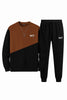2pc Mens Fleece Printed Tracksuit