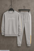 2 pc Mens Fleece Plain Tracksuit