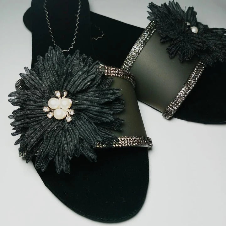 Women's Round Toe Shape PU Fabric Flats