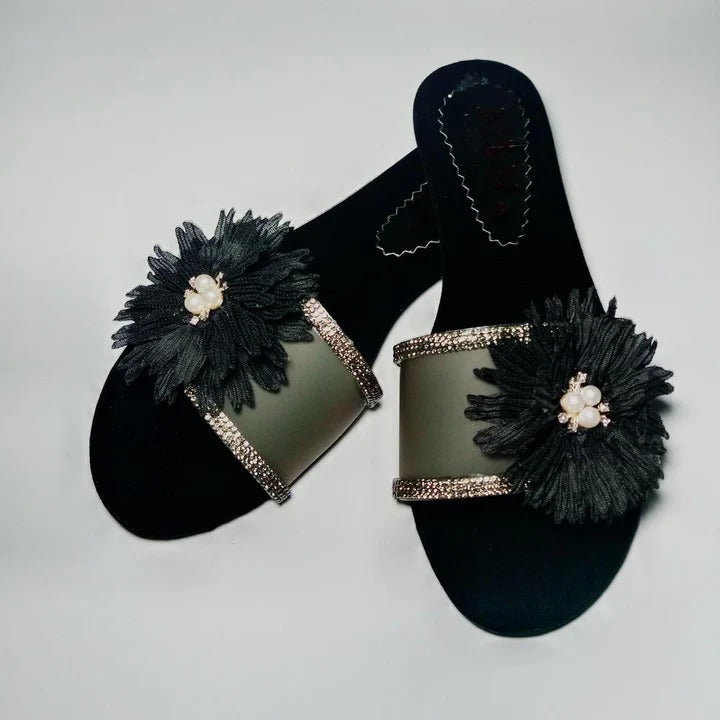 Women's Round Toe Shape PU Fabric Flats