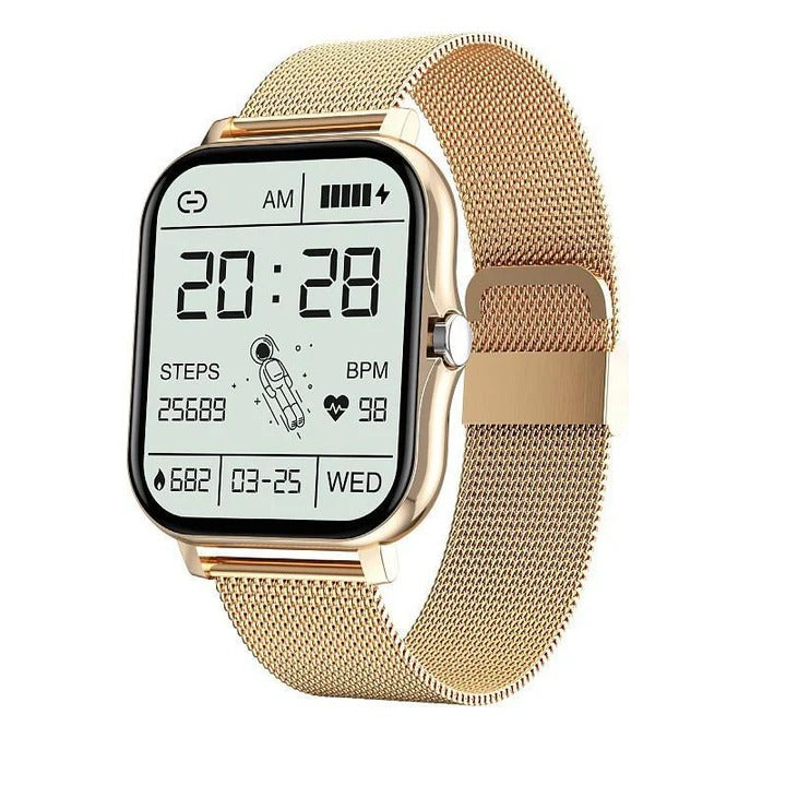 Y13 Upgraded Large Screen 1.83 Smart Watch Bluetooth Call Sports Pedometer Heart Rate Blood Pressure Monitoring Touch Button Silicone Strap