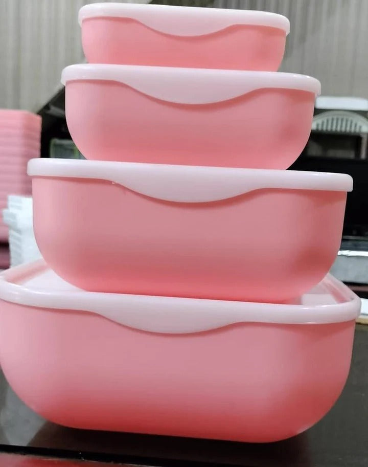 Food Storage Box Container, Pack Of 4