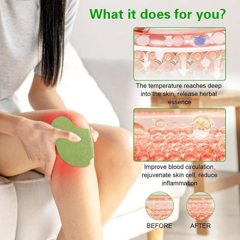 12 Pcs Clinically-Proven Knee Pain Relief Patch for Targeted Health Support