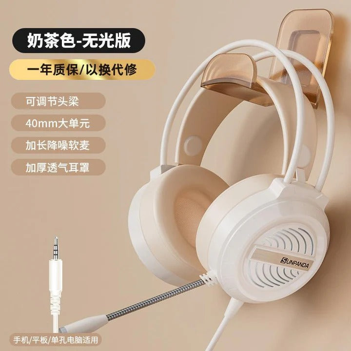 Computer headset headset e-sports game desktop notebook USB wired microphone Mobile Phone 7.1 channel