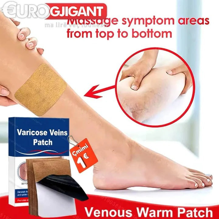 Clinically-Proven Varicose Veins Patch - 2 Pcs for Health and Wellness
