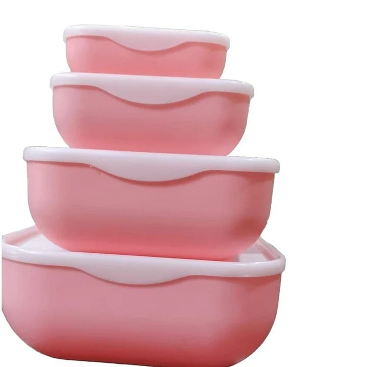 Food Storage Box Container, Pack Of 4