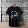 Men's Graphic Sublimation Jersey T-Shirt - 1 Pc Round Neck in Black