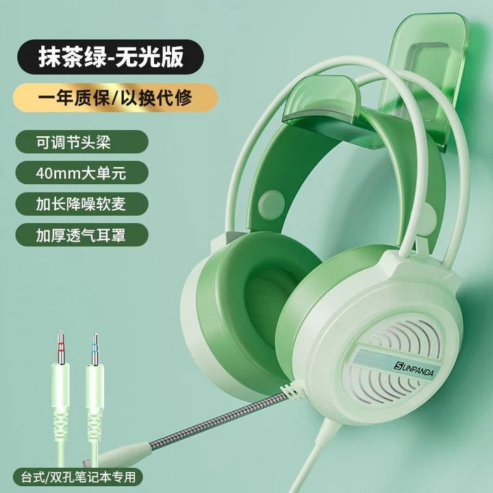 Computer headset headset e-sports game desktop notebook USB wired microphone Mobile Phone 7.1 channel